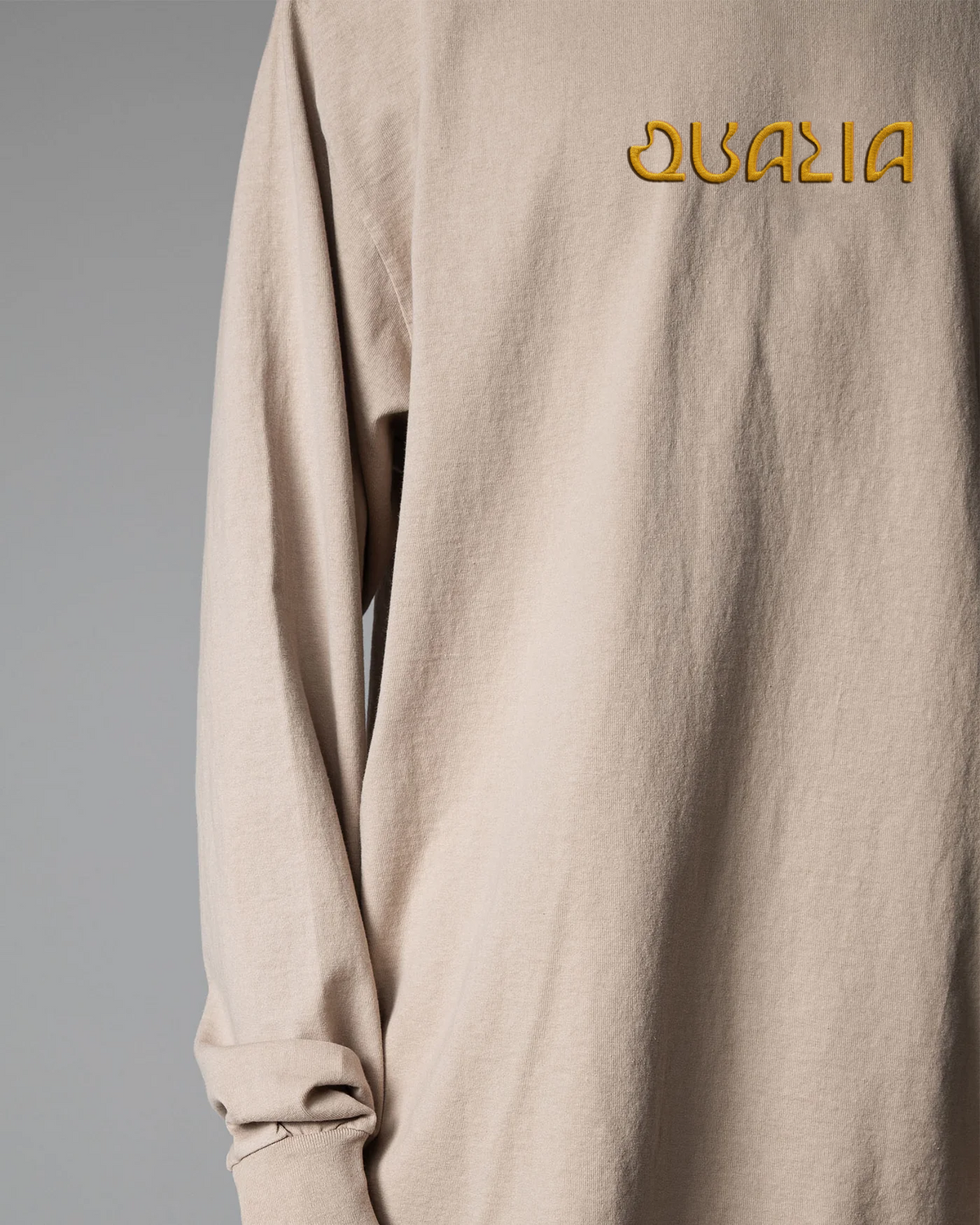 Heavyweight Garment-Dyed Long Sleeve - Oatmeal