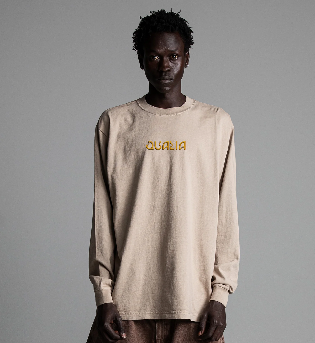 Heavyweight Garment-Dyed Long Sleeve - Oatmeal