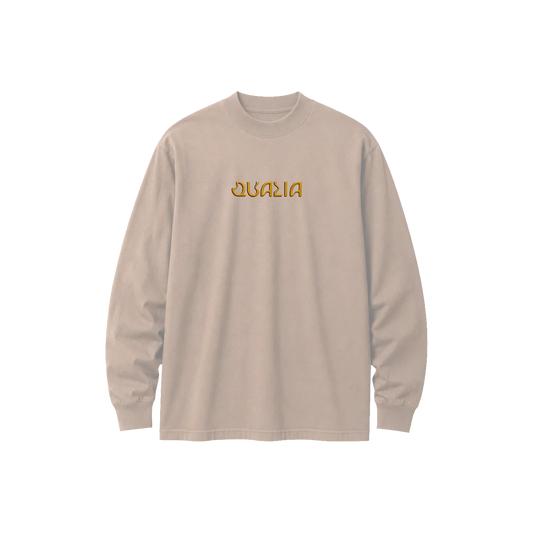 Heavyweight Garment-Dyed Long Sleeve - Oatmeal