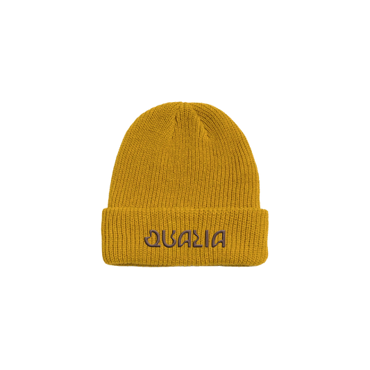 Waffle Knit Beanie - Harvest Gold
