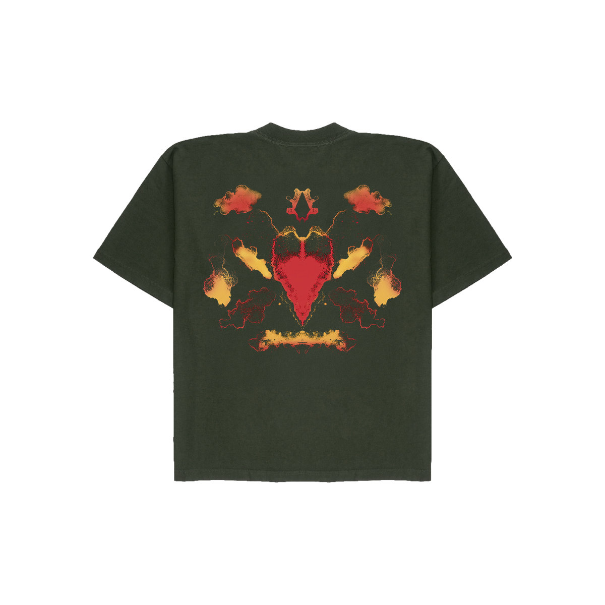 Heavyweight Garment-Dyed Short Sleeve - Moss Green