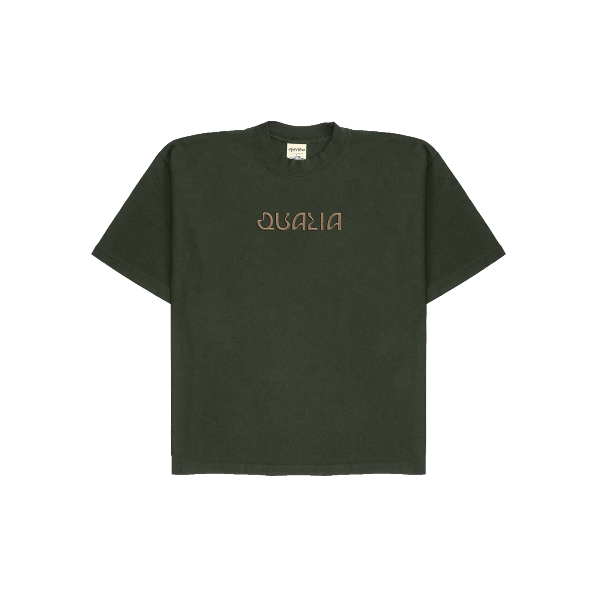Heavyweight Garment-Dyed Short Sleeve - Moss Green