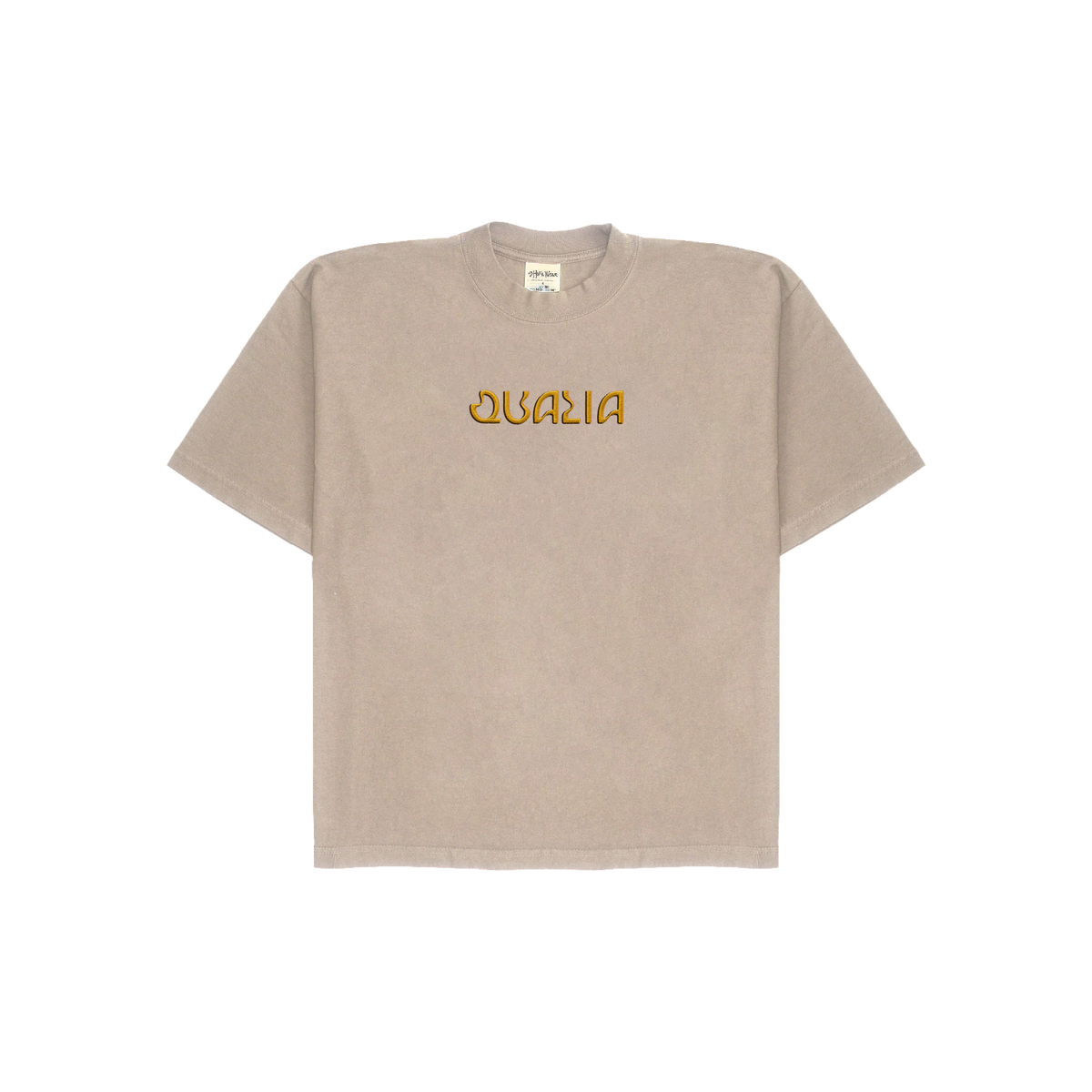 Heavyweight Garment-Dyed Short Sleeve - Oatmeal
