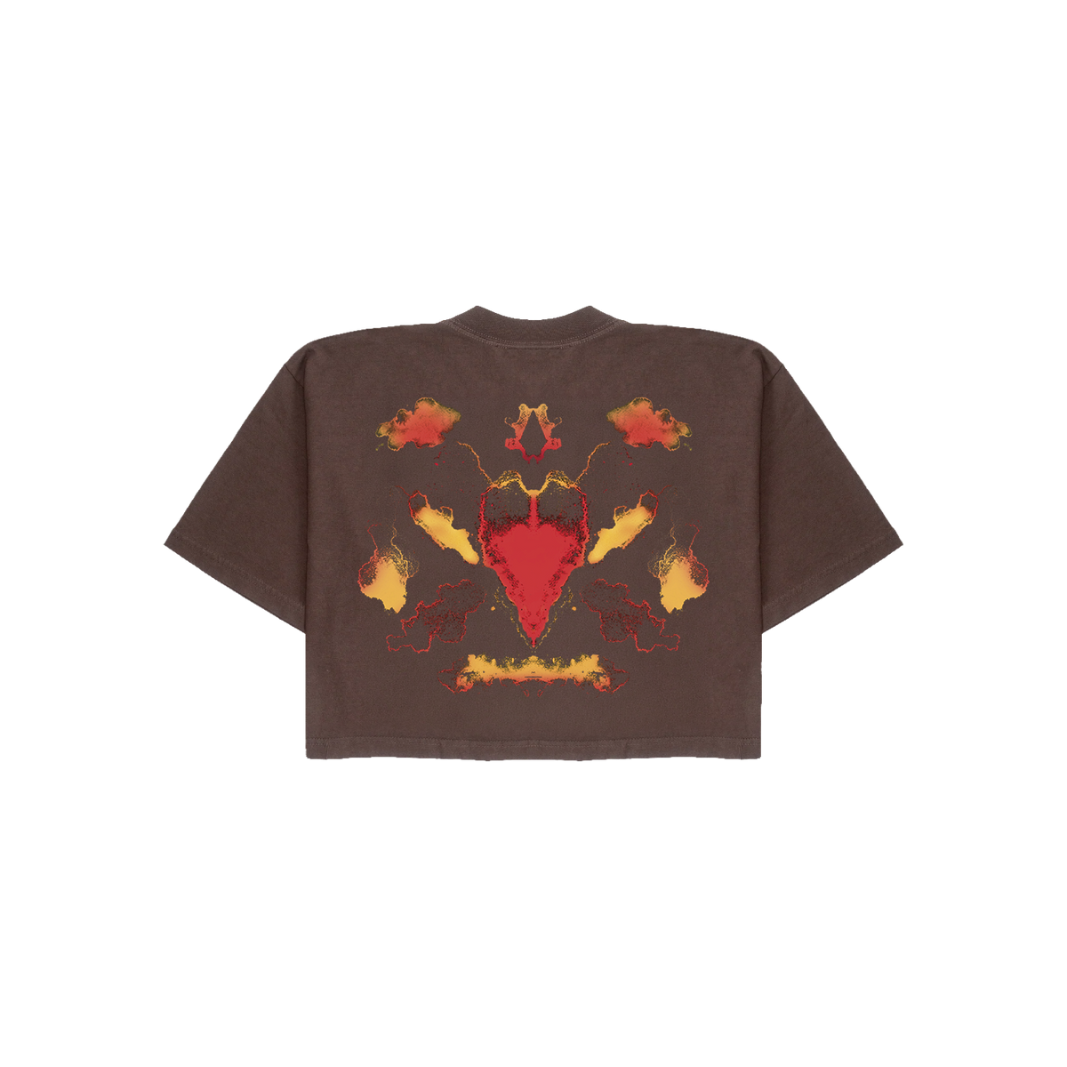 Heavyweight Garment-Dyed Crop Top - Mocha