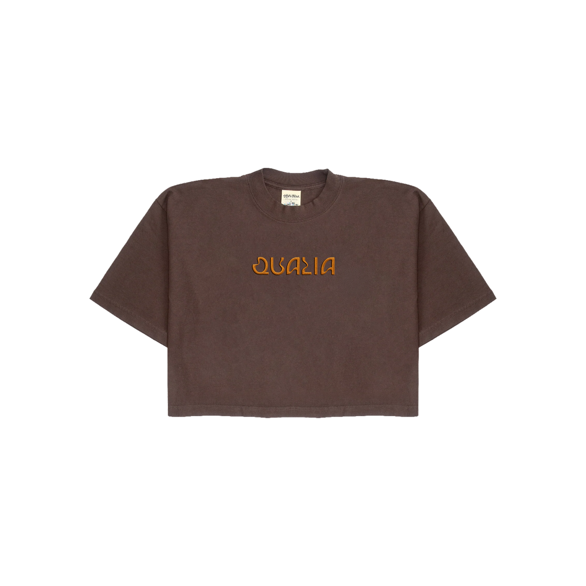 Heavyweight Garment-Dyed Crop Top - Mocha