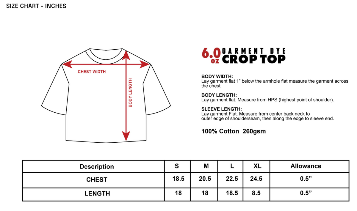 Heavyweight Garment-Dyed Crop Top - Mocha